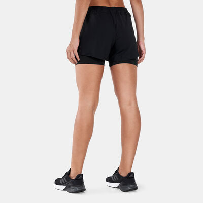 adidas Women's Primeblue Designed 2 Move 2-in-1 Sport Shorts Black adidas Women's Primeblue Designed 2 Move 2-in-1 Sport Shorts Black