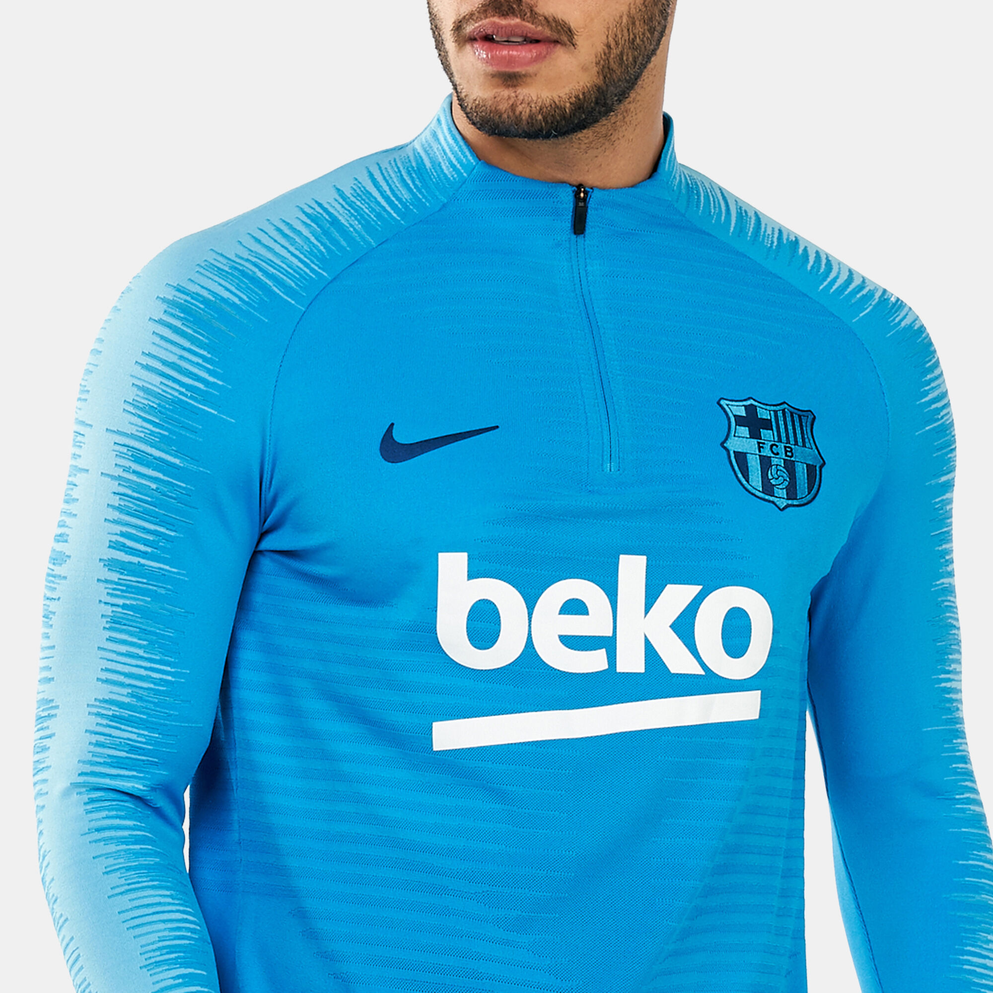 Men s F.C. Barcelona Vaporknit Strike Drill T Shirt 2018 19