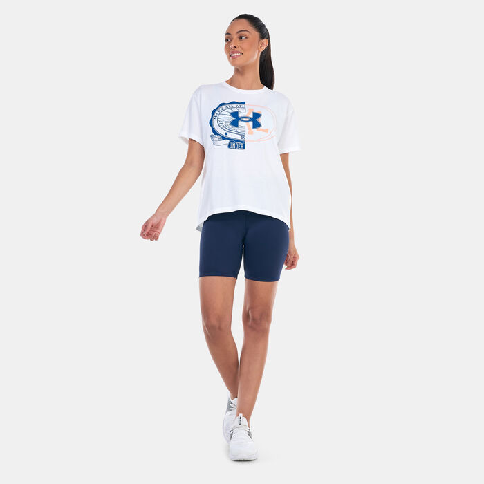 Under Armour Women's UA Make All Heavyweight T-Shirt White Under Armour Women's UA Make All Heavyweight T-Shirt White image number 2