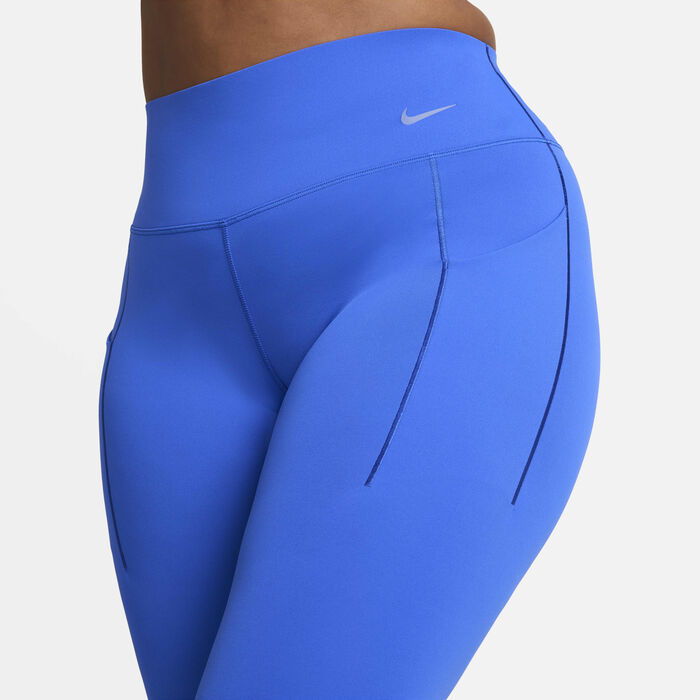 Nike Women's Dri-FIT Universa Training Leggings Blue Nike Women's Dri-FIT Universa Training Leggings Blue image number 3