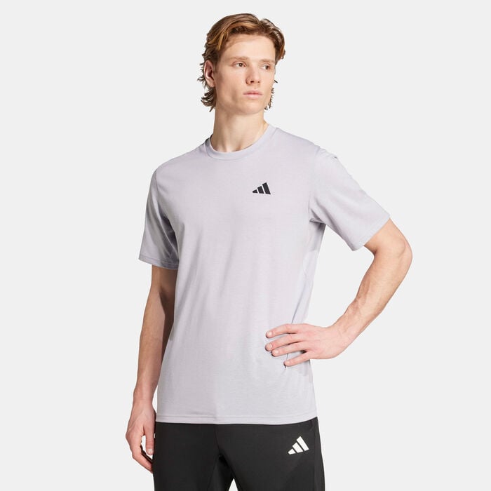 adidas Men's Train Essentials Feelready Training T-Shirt Grey adidas Men's Train Essentials Feelready Training T-Shirt Grey image number 0