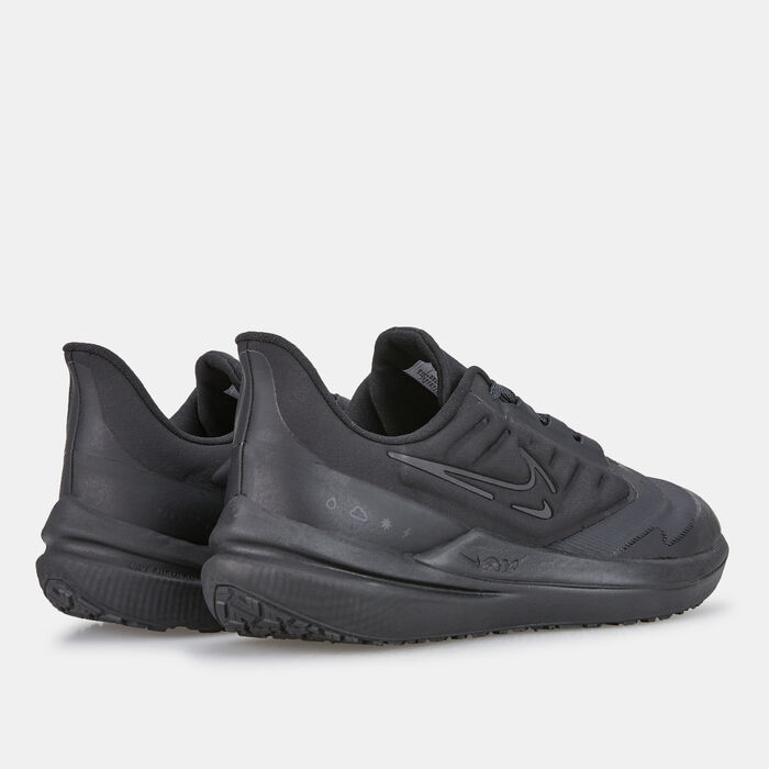 Nike Men's Air Winflo 9 Shield Shoe Black Nike Men's Air Winflo 9 Shield Shoe Black image number 2