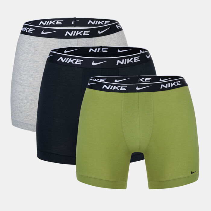 Nike Men's Logo Boxer Briefs (3 Pack) Black Nike Men's Logo Boxer Briefs (3 Pack) Black image number 0