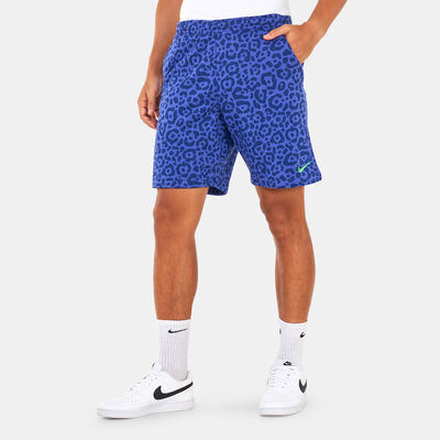 Nike Men's Brazil Graphic Fleece Shorts Blue
