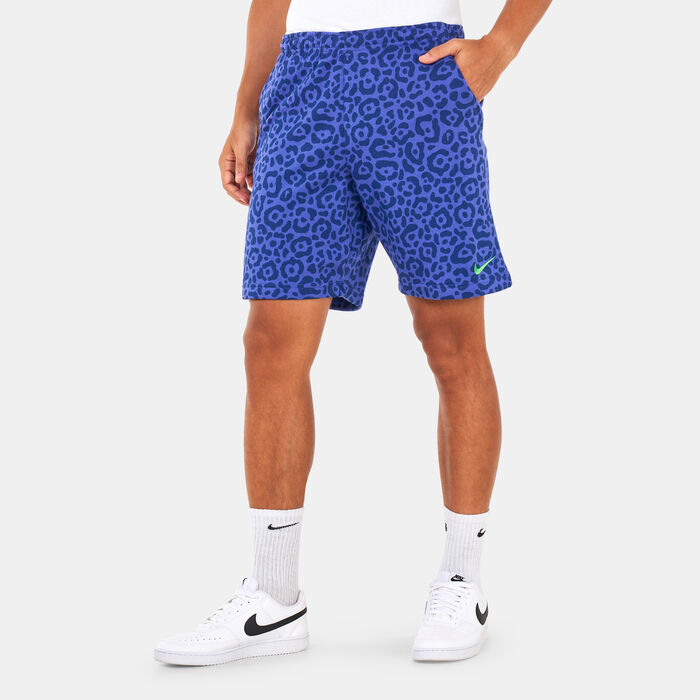 Nike Men's Brazil Graphic Fleece Shorts Blue image number 0