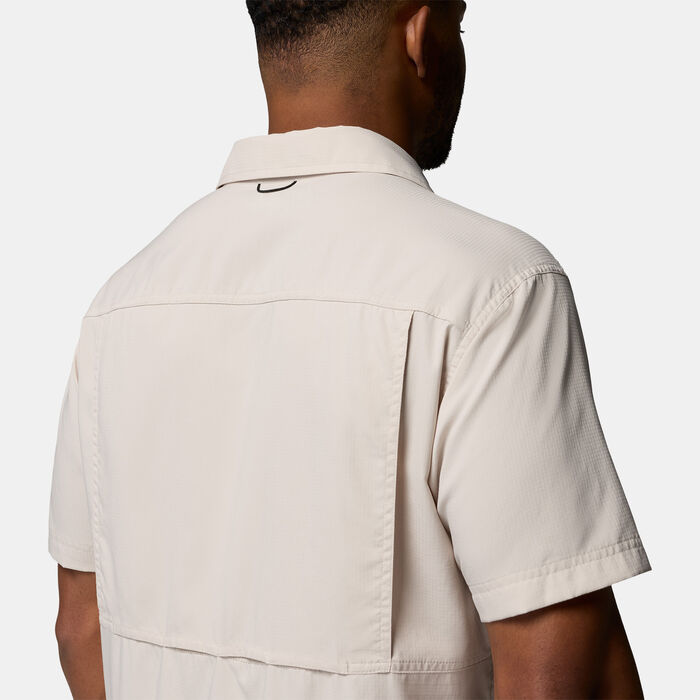 Columbia Men's Silver Ridge Utility Lite Hiking Shirt Beige Columbia Men's Silver Ridge Utility Lite Hiking Shirt Beige image number 4