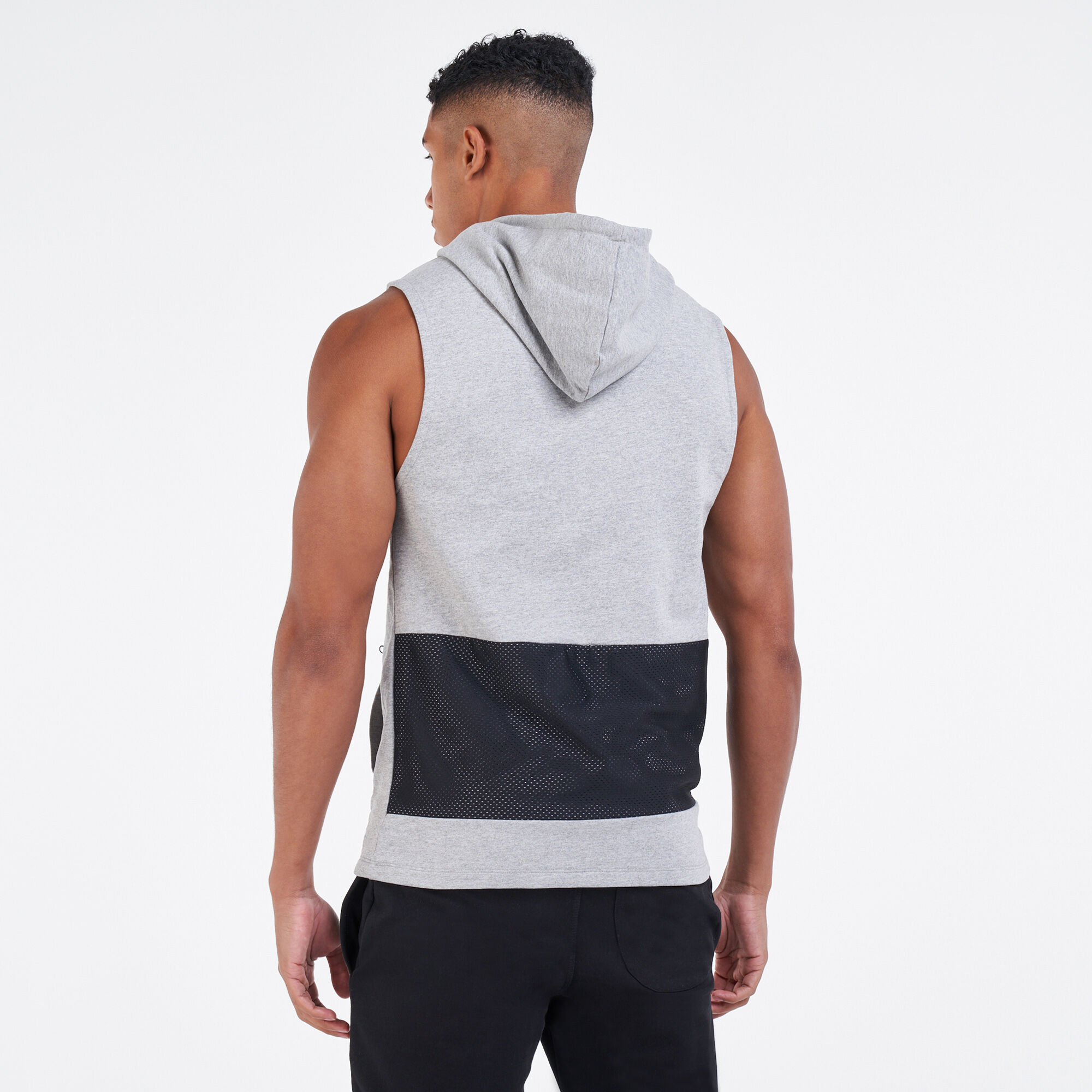 Buy Sun and Sand Sports Men s Sleeveless Hoodie Grey in KSA SSS
