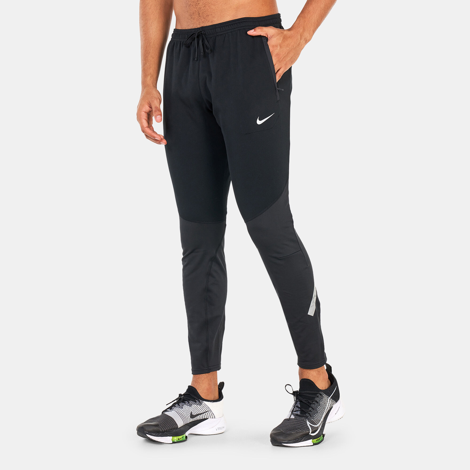Nike Mens Running Pants Size Small Black Dri Fit India | Ubuy