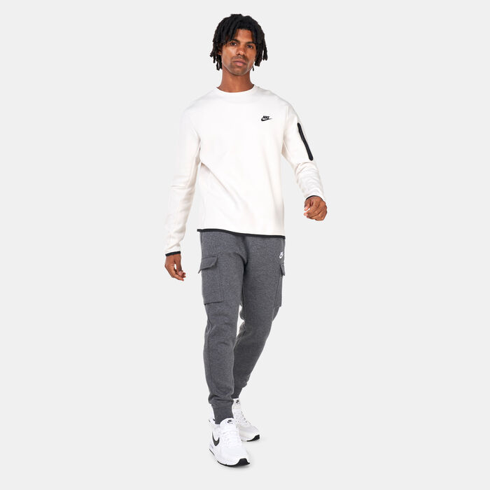Nike Men's Sportswear Tech Fleece Crew Sweatshirt Grey Nike Men's Sportswear Tech Fleece Crew Sweatshirt Grey image number 2