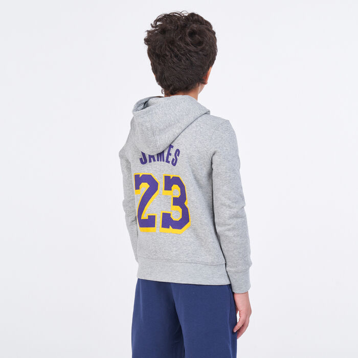 qt Trendy LeBron James Los Angeles Lakers Top of The Key Youth NBA Hoodie/Unisex Tee/3XL