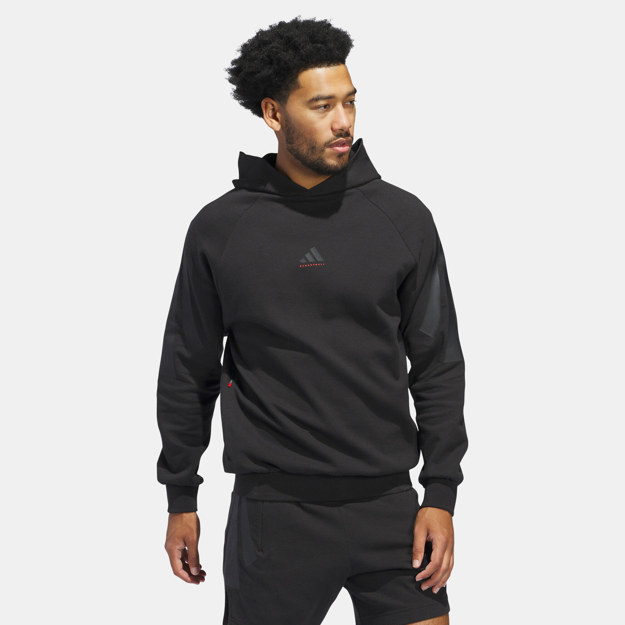 ★adidas★BASKETBALL SPACER HOODIE フーディー★追跡可 Shop adidas Basketball Spacer Hoodie Black Online in KSA -SSS
