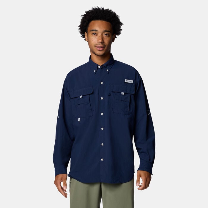 Columbia Men's Bahama™ II Long Sleeve Shirt Blue Columbia Men's Bahama™ II Long Sleeve Shirt Blue image number 0