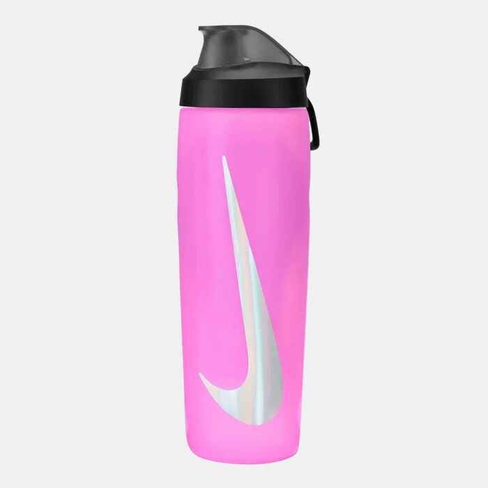Nike Refuel Water Bottle with Locking Lid (710 ml) Pink image number 0