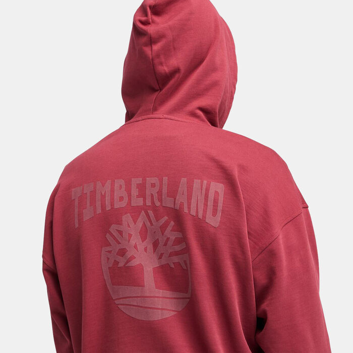 Timberland Men's Back Logo Hoodie Red image number 3