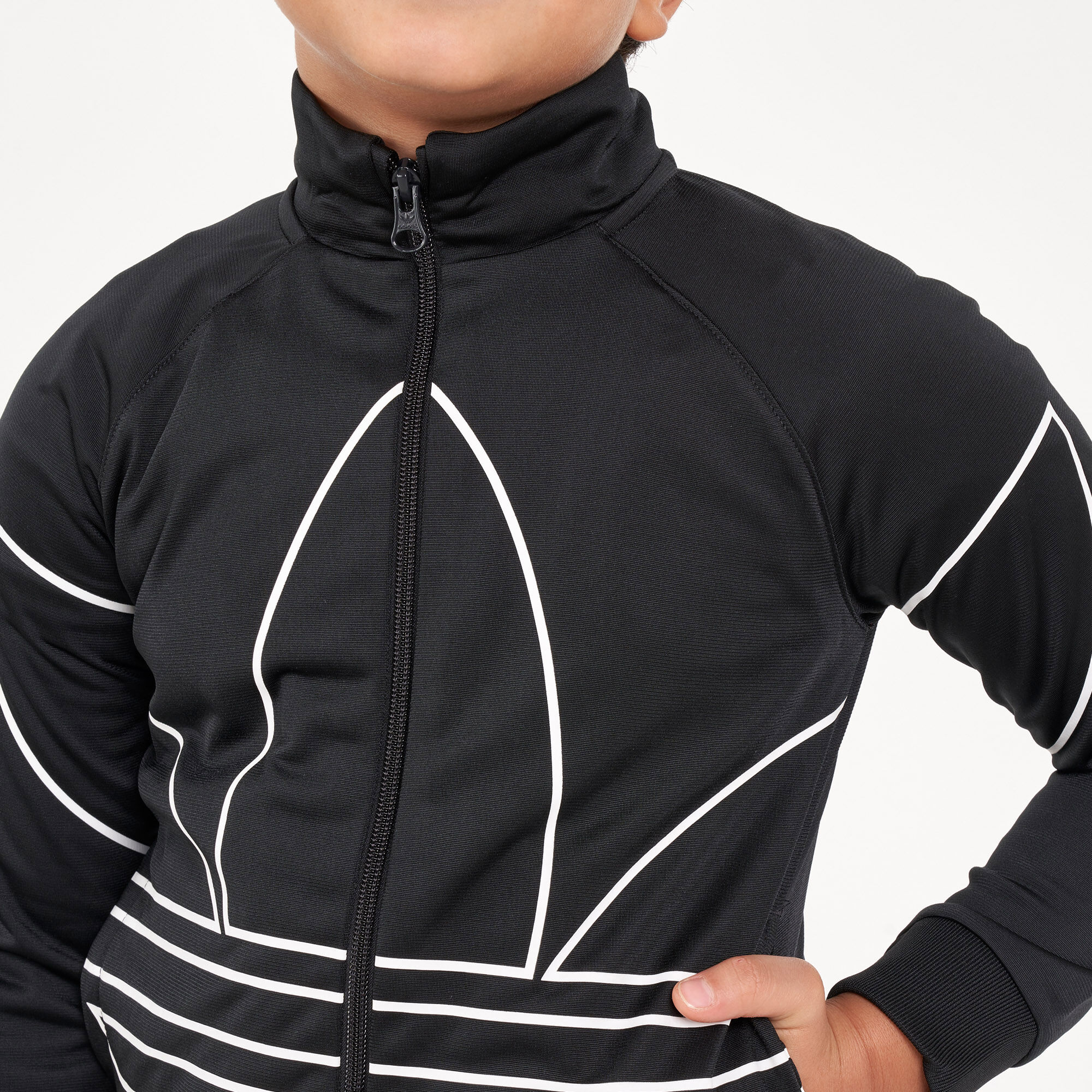 Adidas trefoil outlet jacket kids