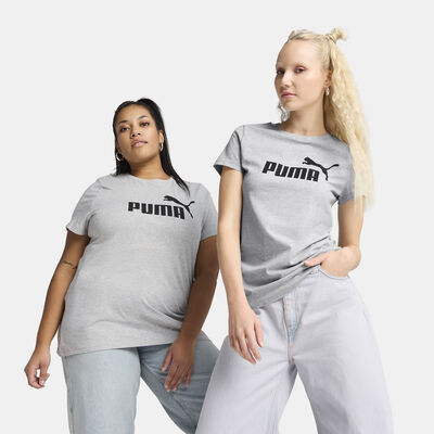 PUMA Women's Essentials No.1 Logo T-Shirt Clear