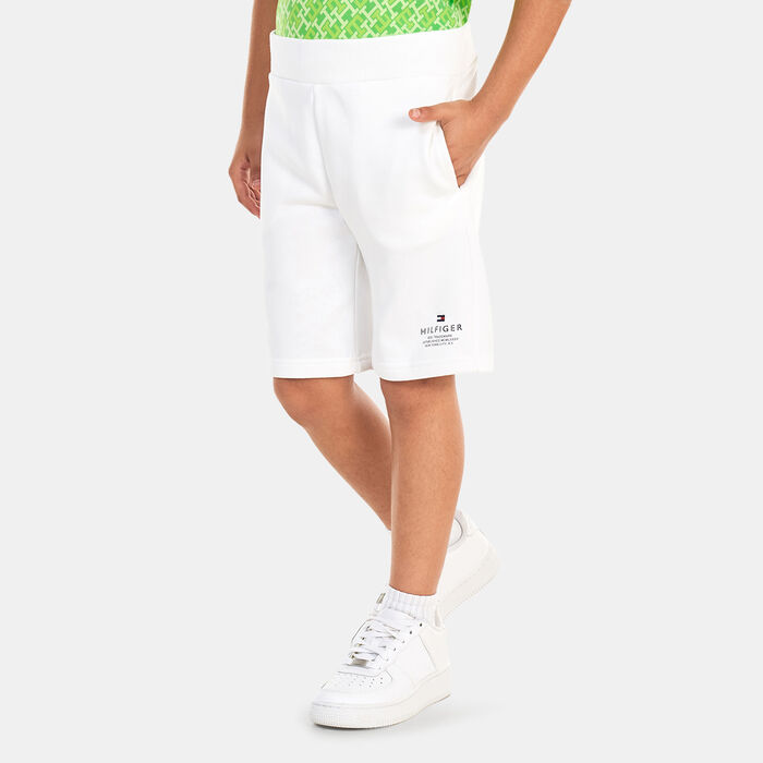 Tommy Hilfiger Kids' Logo Terry Sweat Shorts White Tommy Hilfiger Kids' Logo Terry Sweat Shorts White image number 0