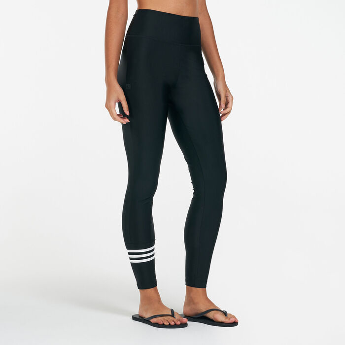 adidas Women's 3-Stripes Swimming Pant Black adidas Women's 3-Stripes Swimming Pant Black image number 3