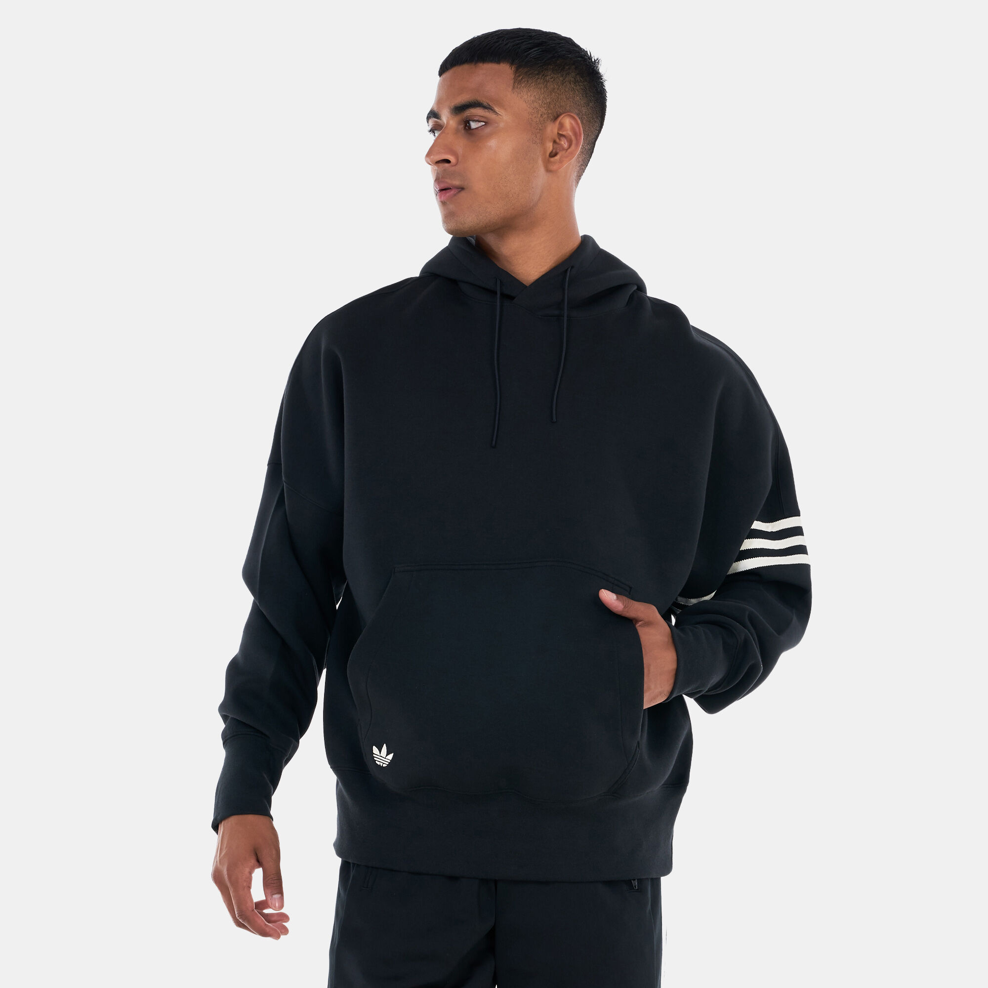 Buy adidas Originals Men s Adicolor Neuclassics Hoodie Black in