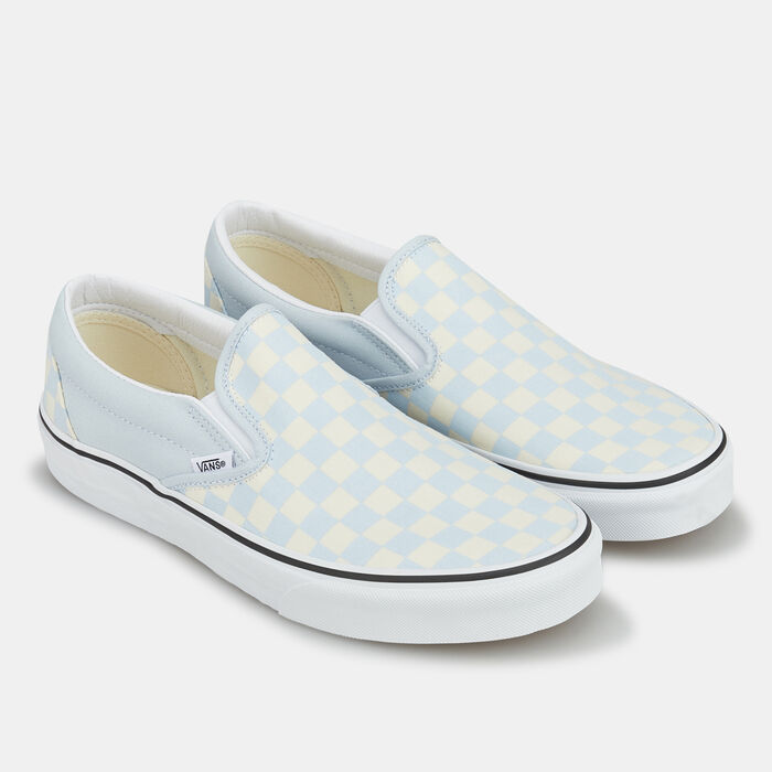 Vans Checkerboard Classic Slip-On Shoe Blue Vans Checkerboard Classic Slip-On Shoe Blue image number 1