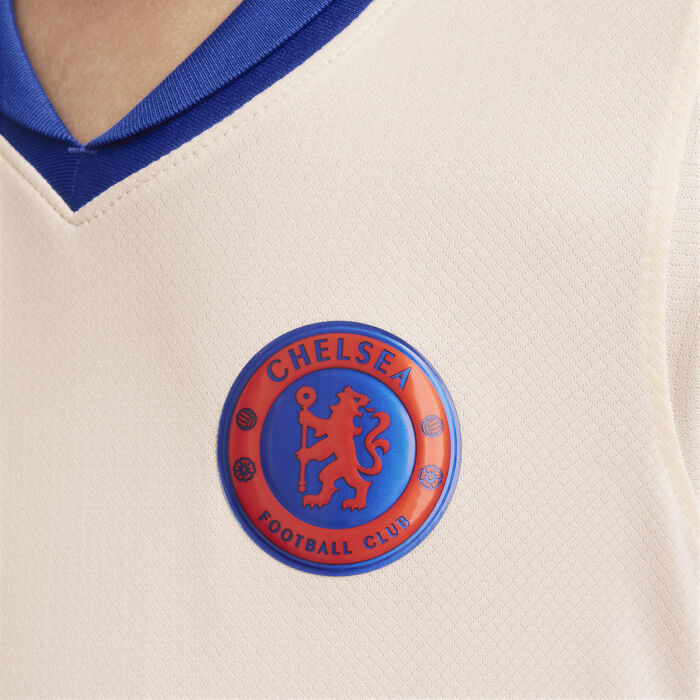 Nike Kids' Chelsea F.C. 2024/25 Stadium Away Dri-FIT Football Replica Shirt Peach Nike Kids' Chelsea F.C. 2024/25 Stadium Away Dri-FIT Football Replica Shirt Peach image number 3