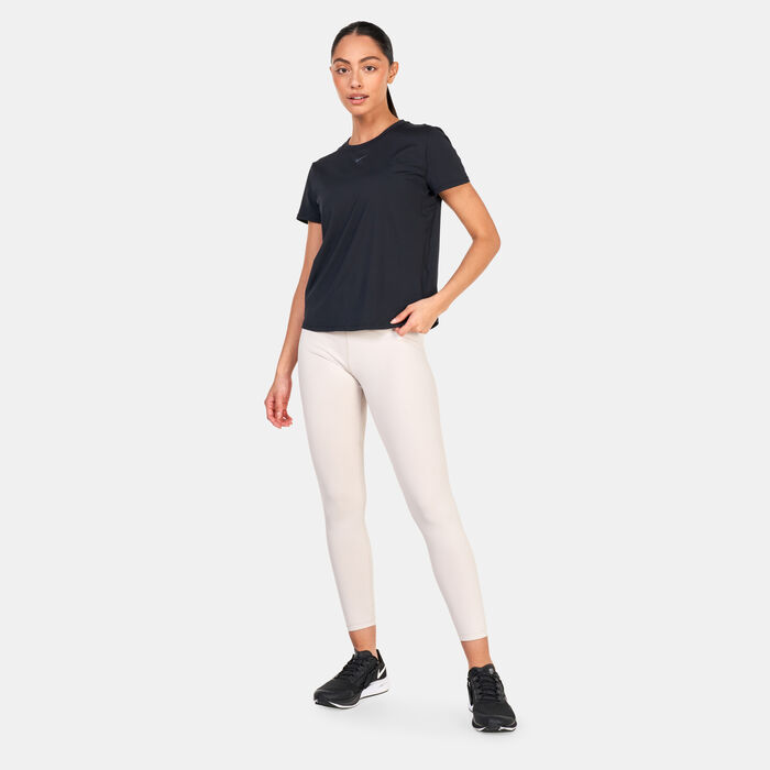 Nike Women's One Classic Dri-FIT Training T-Shirt Black image number 2