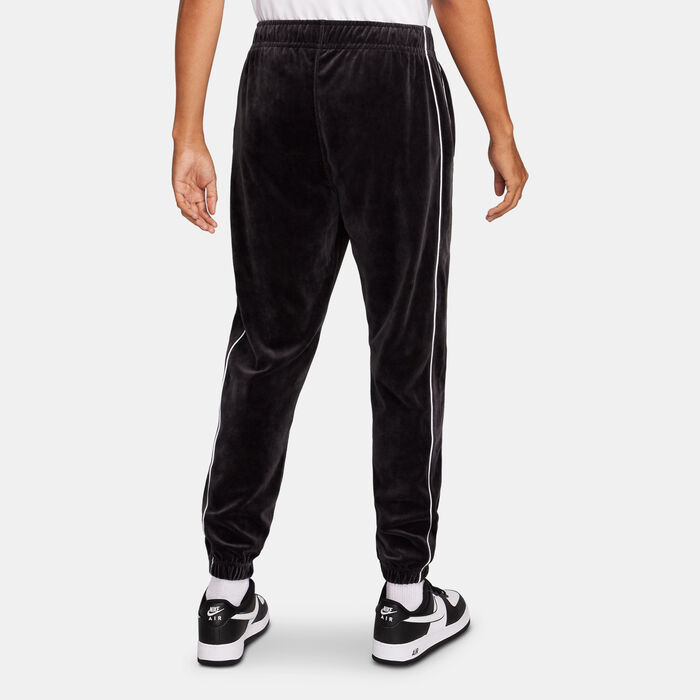 Nike Men's Sportswear Club Velour Pants Black Nike Men's Sportswear Club Velour Pants Black image number 1