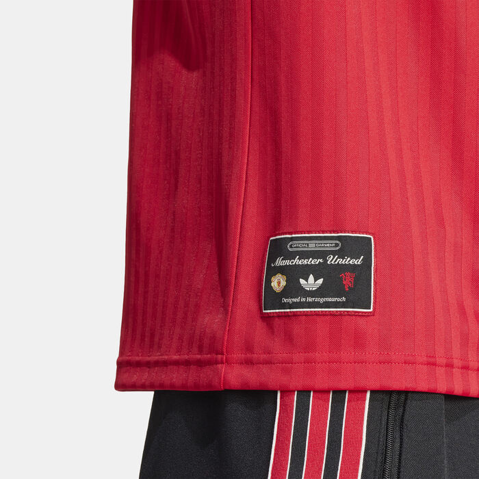 adidas Manchester United Terrace Icons Jersey Top Red adidas Manchester United Terrace Icons Jersey Top Red image number 4
