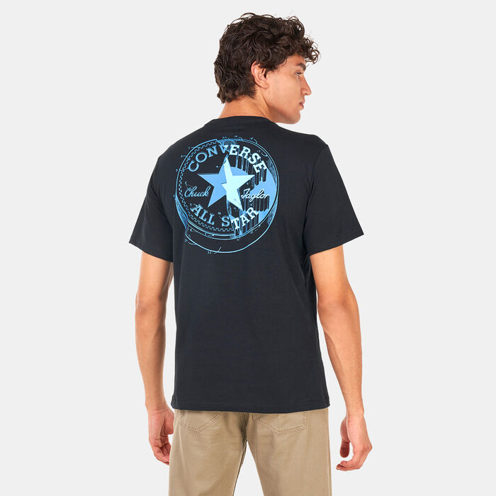 Converse Men's Chuck Patch Remix T-Shirt Black Converse Men's Chuck Patch Remix T-Shirt Black image number 1