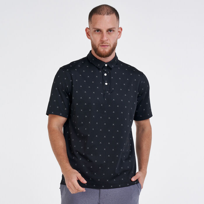 Nike Golf Men's Golf Dri-FIT Printed Polo Shirt Black Nike Golf Men's Golf Dri-FIT Printed Polo Shirt Black image number 0