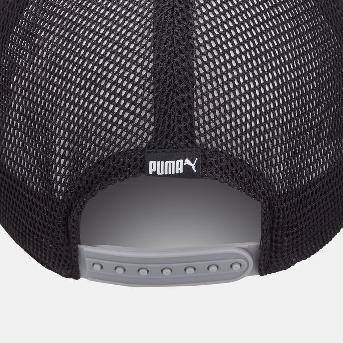 PUMA Men's Trucker Cap Black PUMA Men's Trucker Cap Black image number 1