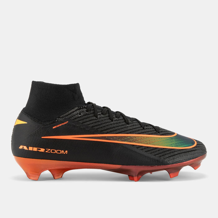 Nike Men's Mercurial Superfly 10 Elite LV8 Firm-Ground High-Top Football Shoes Black image number 0