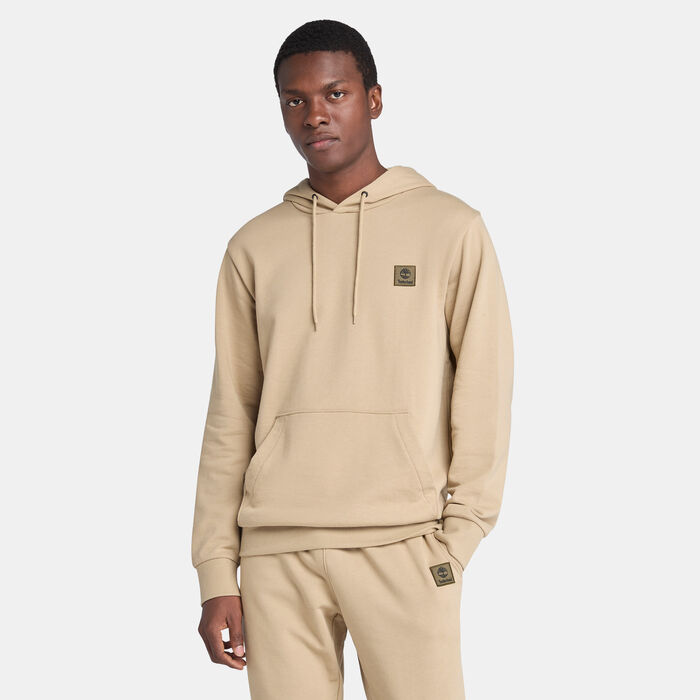 Timberland Men's Woven Badge Hoodie Green Timberland Men's Woven Badge Hoodie Green image number 0
