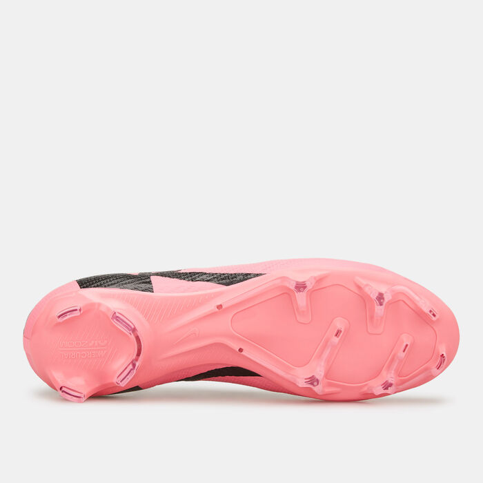 Nike Men's Mercurial Vapor 15 Pro Firm-Ground Football Shoes Pink image number 3