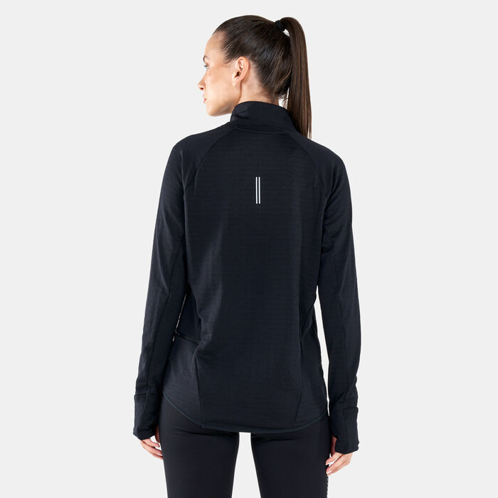 Nike Women's Therma-FIT Element Sweatshirt Black Nike Women's Therma-FIT Element Sweatshirt Black image number 1