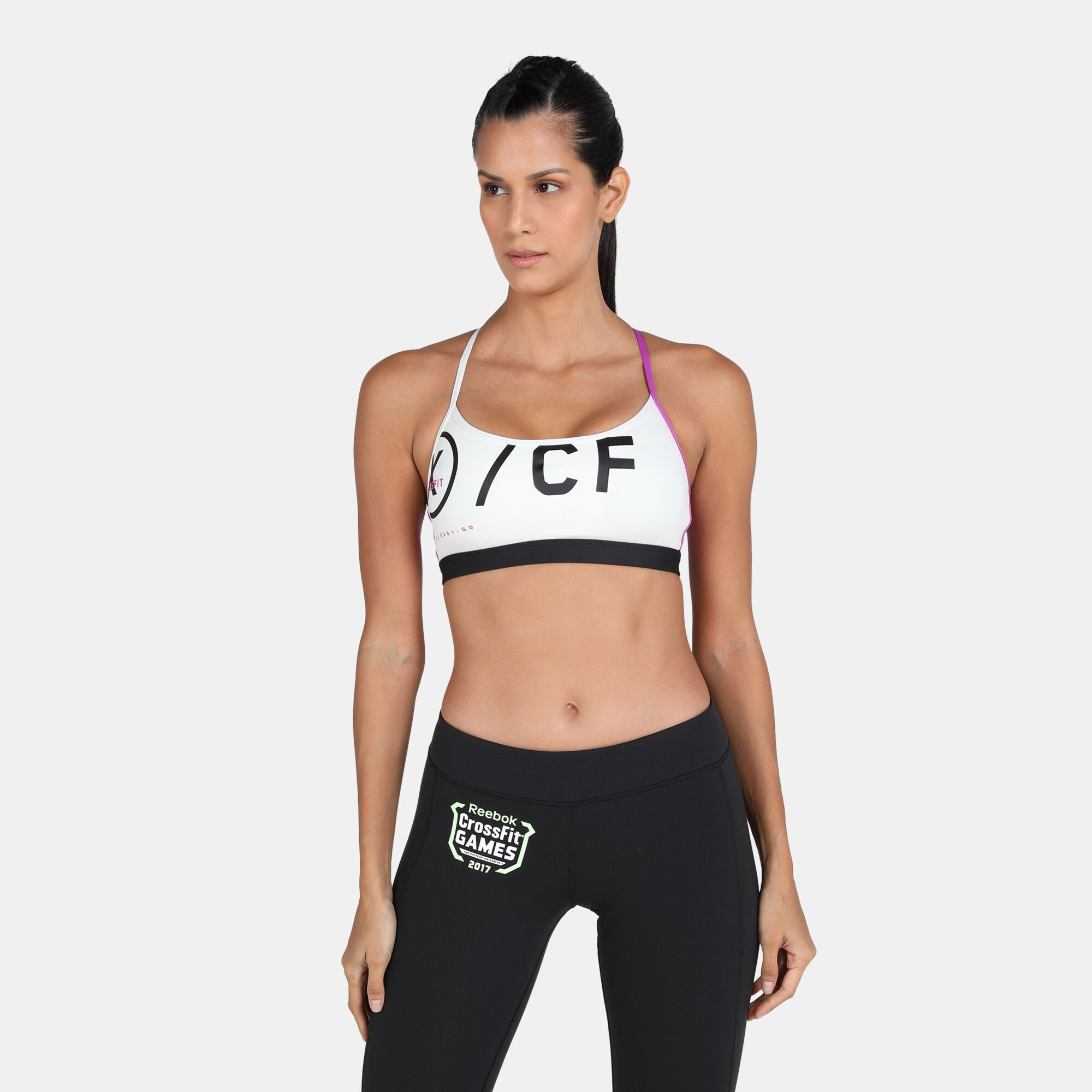 Buy Reebok Women's CrossFit Strappy Sports Bra Black in KSA -SSS
