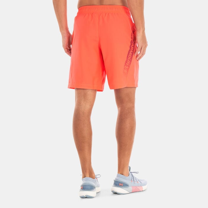 Under Armour Men's UA Woven Graphic Shorts Orange Under Armour Men's UA Woven Graphic Shorts Orange image number 1