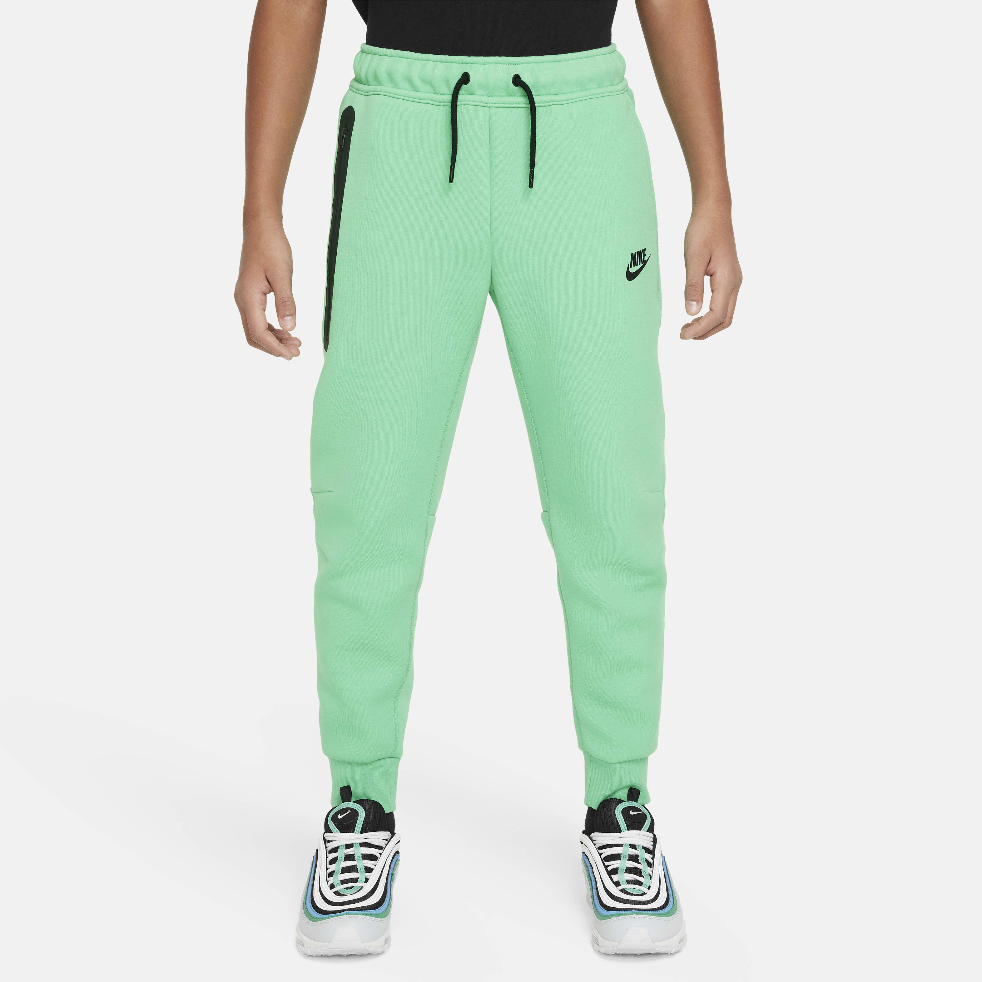 Kids Sportswear Tech Fleece Trousers Green Nike in KSA SSS