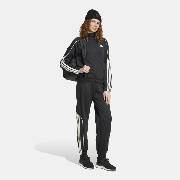 adidas Women's Stadium Tracksuit Black adidas Women's Stadium Tracksuit Black image number 2