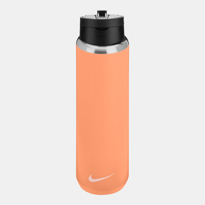 Nike Stainless Steel Recharge Straw Bottle (700ml) Orange Nike Stainless Steel Recharge Straw Bottle (700ml) Orange image number 0
