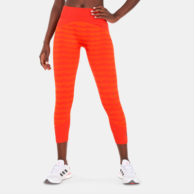 adidas Women's Marikkemo Aeroknit 7/8 Leggings Orange