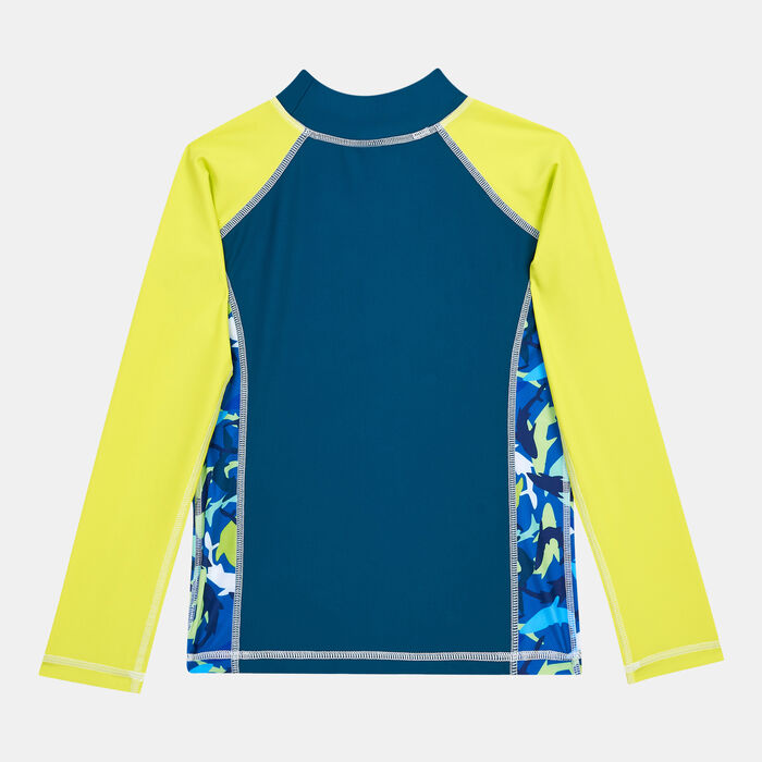 COEGA Kids' Graphic Print Rashguard Green COEGA Kids' Graphic Print Rashguard Green image number 1