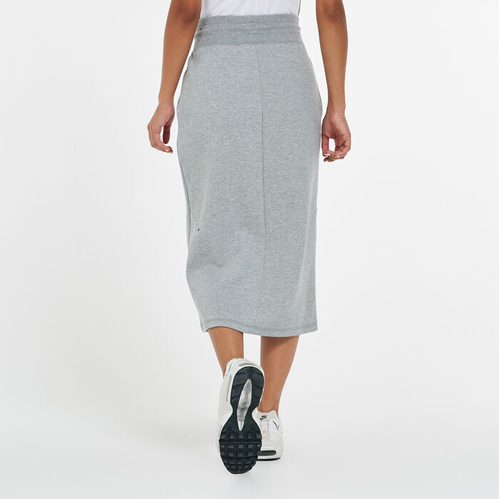Nike Women's Sportswear Fleece Skirt Grey image number 1