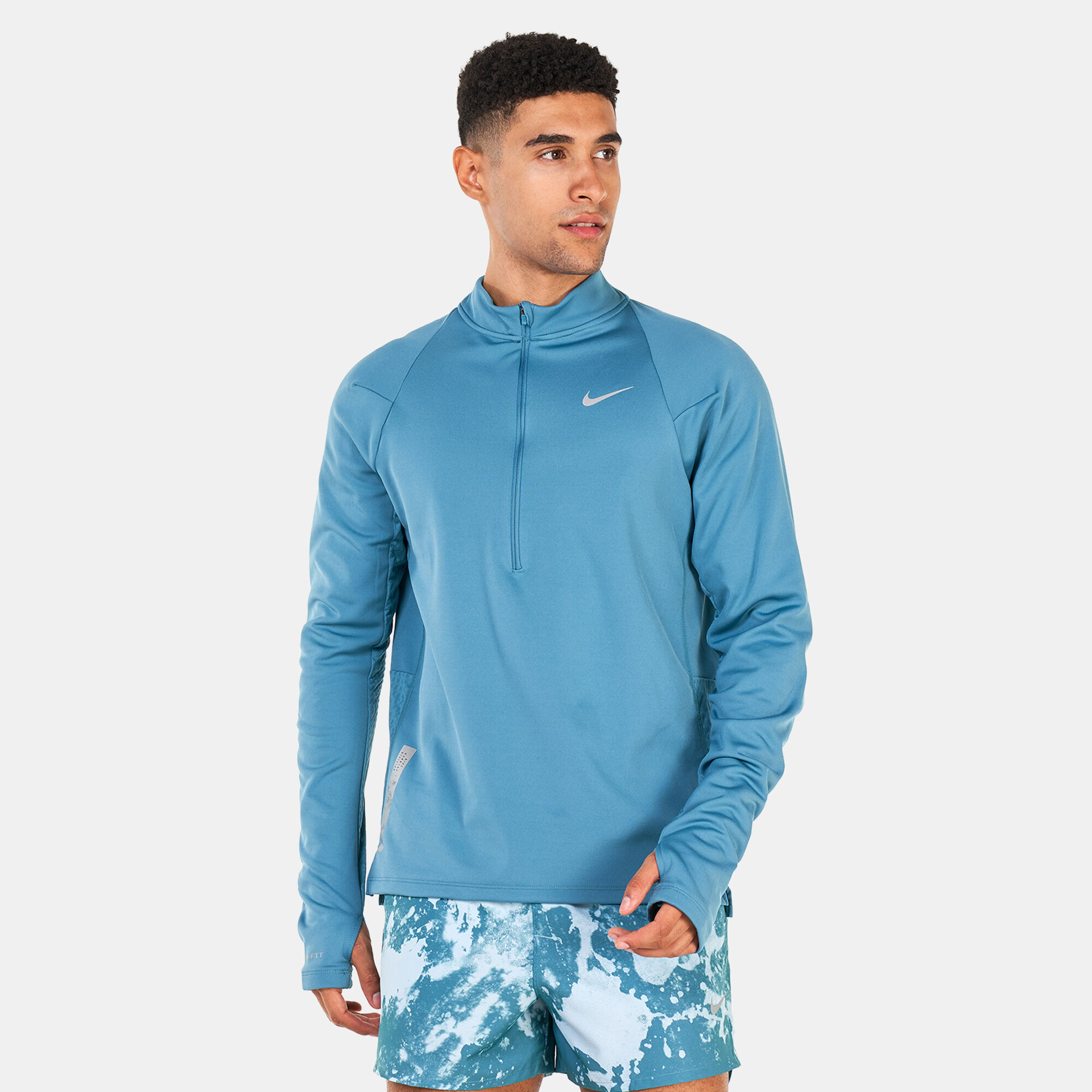 Nike therma men's mock neck top 2025