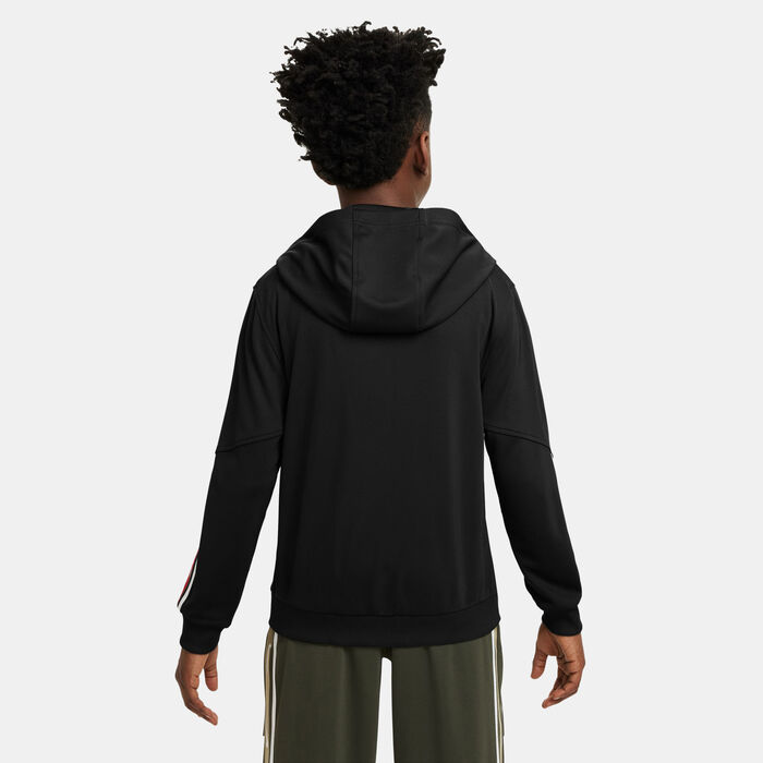 Nike Kids' Sportswear Club+ Full-Zip Hoodie (Older Kids) Black image number 1