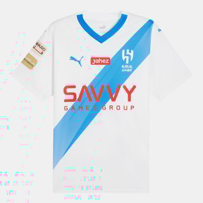 PUMA Men's Al Hilal Neymar Jr. Away Replica Football Jersey White PUMA Men's Al Hilal Neymar Jr. Away Replica Football Jersey White image number 0