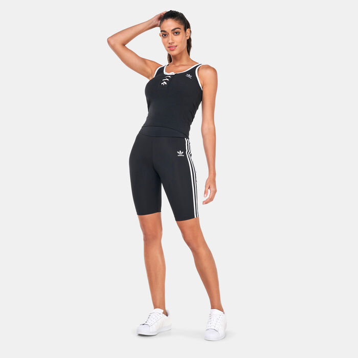 adidas Originals Women's Original Laced Tank Top Black adidas Originals Women's Original Laced Tank Top Black image number 2