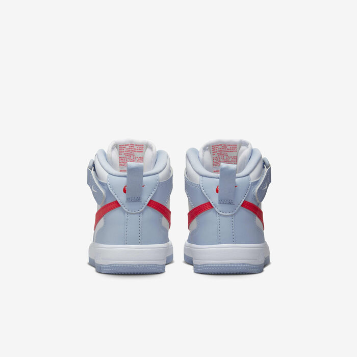 Nike Kids' Force 1 Mid EasyOn Shoes Blue Nike Kids' Force 1 Mid EasyOn Shoes Blue image number 5