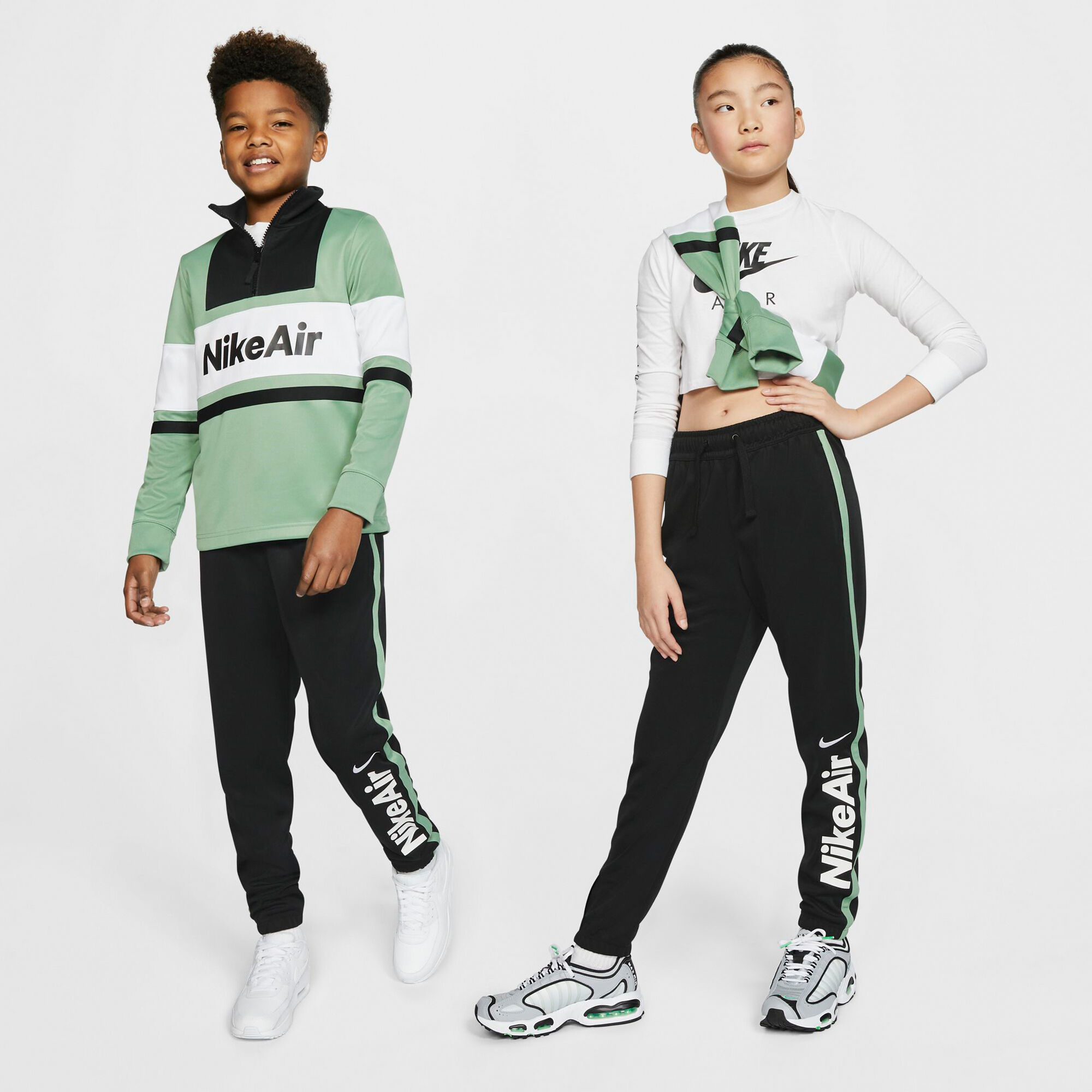 Girls nike air tracksuit sales