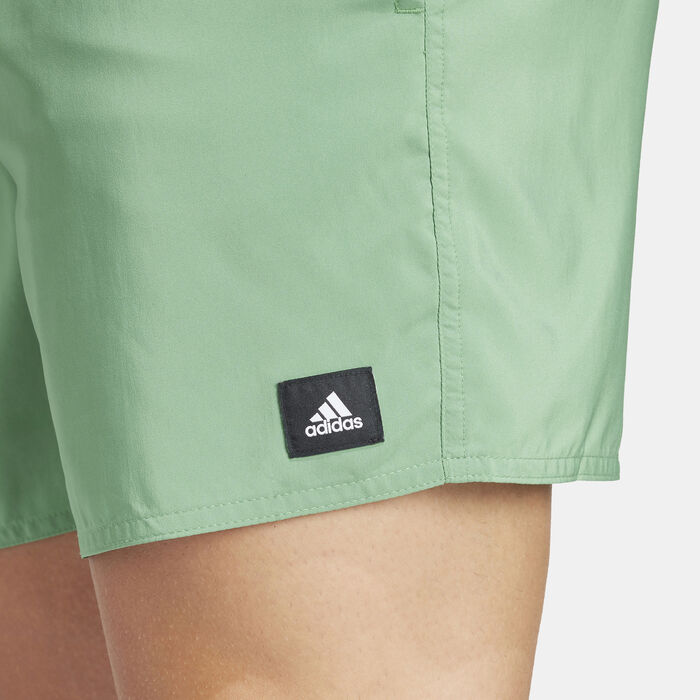 adidas Men's Solid CLX Swimming Shorts White adidas Men's Solid CLX Swimming Shorts White image number 3